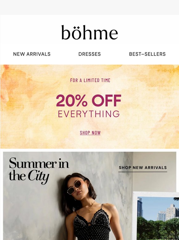 Entire Site, Now 20% Off