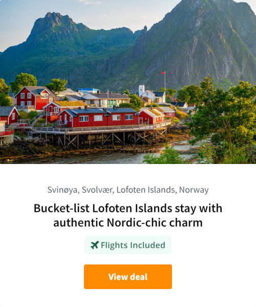 Bucket-list Lofoten Islands stay with authentic Nordic-chic charm