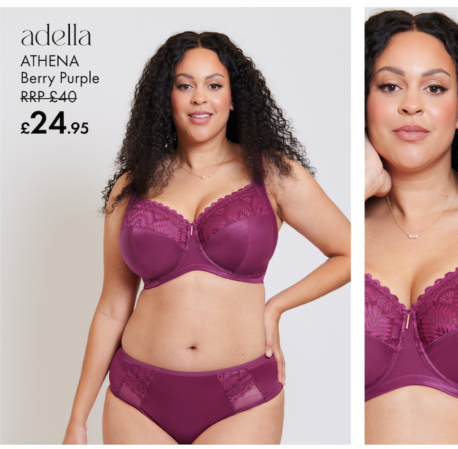 Shop Athena Berry Purple - Big Bra Clearance Weekend - Prices from £17 -| Must end Sunday