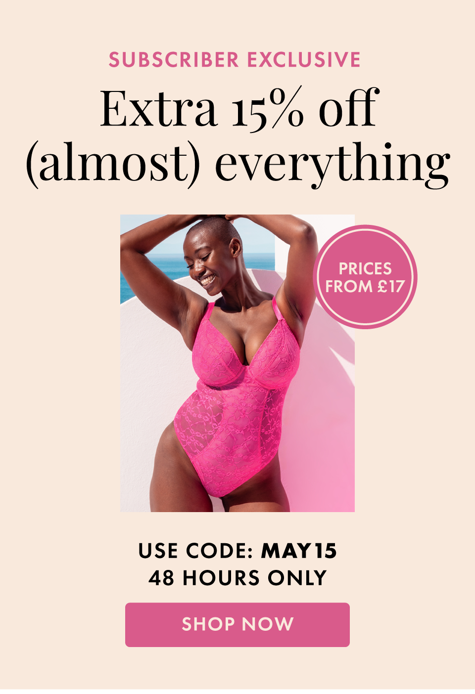 Big Bra Clearance Weekend - Prices from £17 -| Must end Sunday