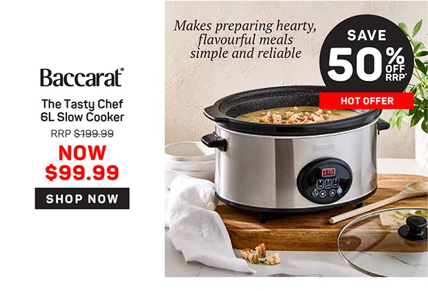 Baccarat The Tasty Chef 6L Slow Cooker