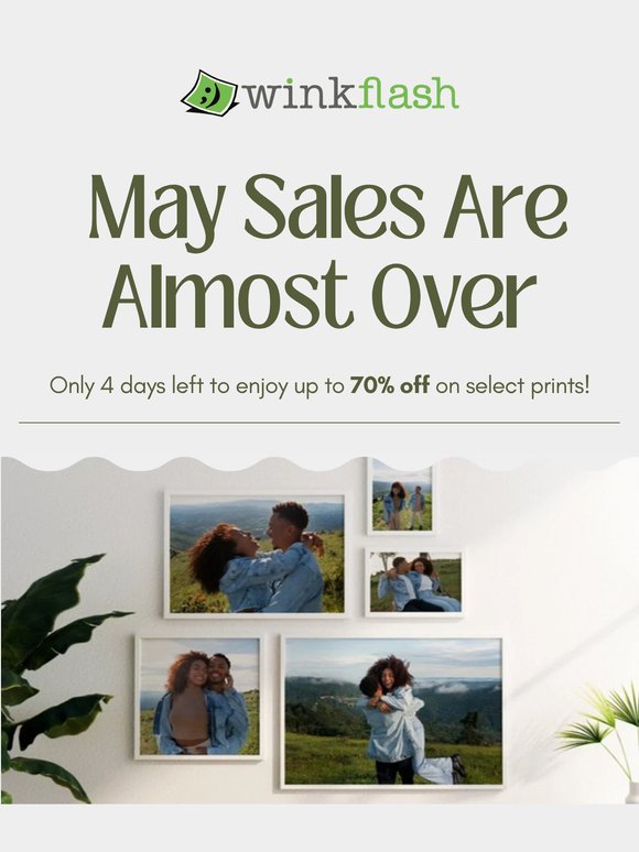 ⚡ Final Days: $1 Prints + 50% Off Canvas