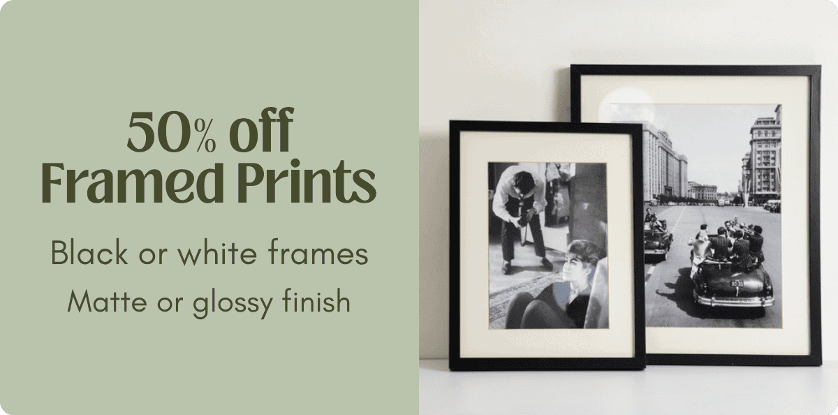 Shop 50% off framed prints