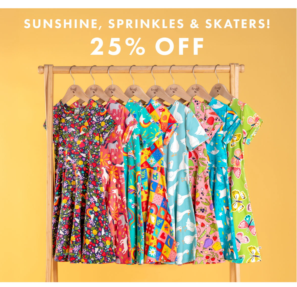 Sunshine, sprinkles and skaters! 25% off