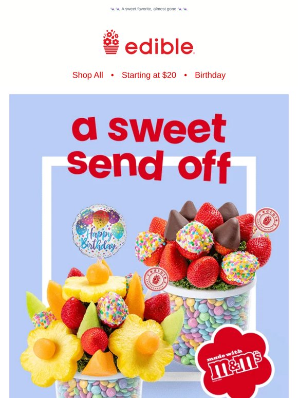 Last call to try Edible x M&M'S®