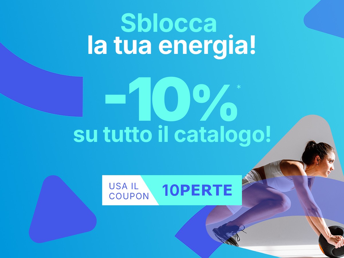 -10% su tutto il catalogo  con una spesa di almeno 59€