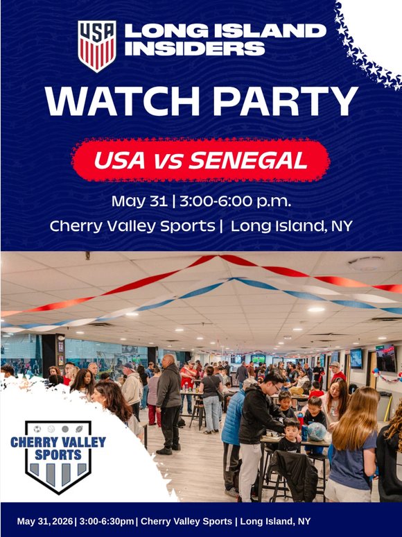 Long Island Insiders watch party: USMNT vs. SEN