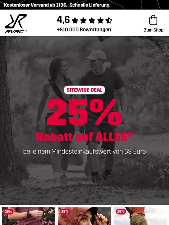 25% auf alles* 💥
