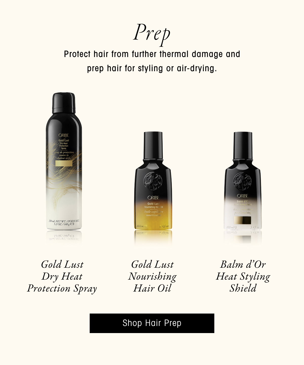 Gold Lust Dry Heat Protection Spray Is Now Available in Travel Size
