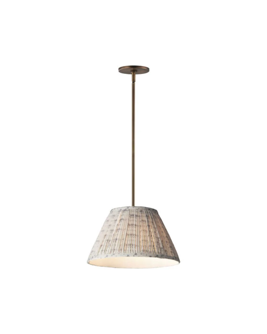 Image of Sutton 14" Pendant - Weathered Brass