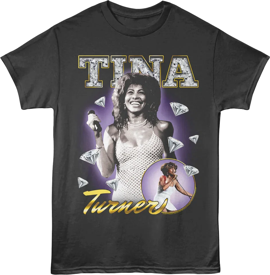 Diamonds Collage Tina Turner T-Shirt