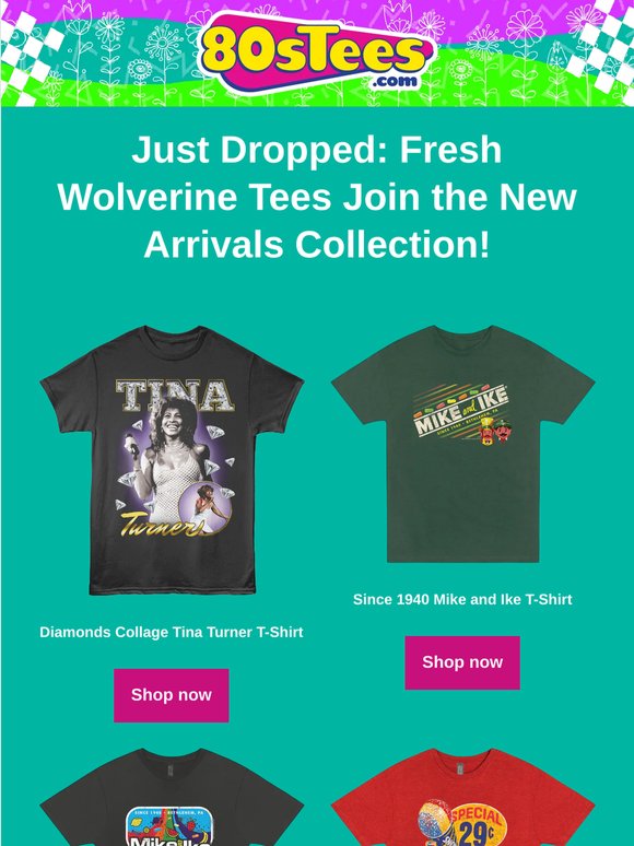 Retro Candy Vibes: New Mike & Ike Tees in Our New Arrivals Collection!