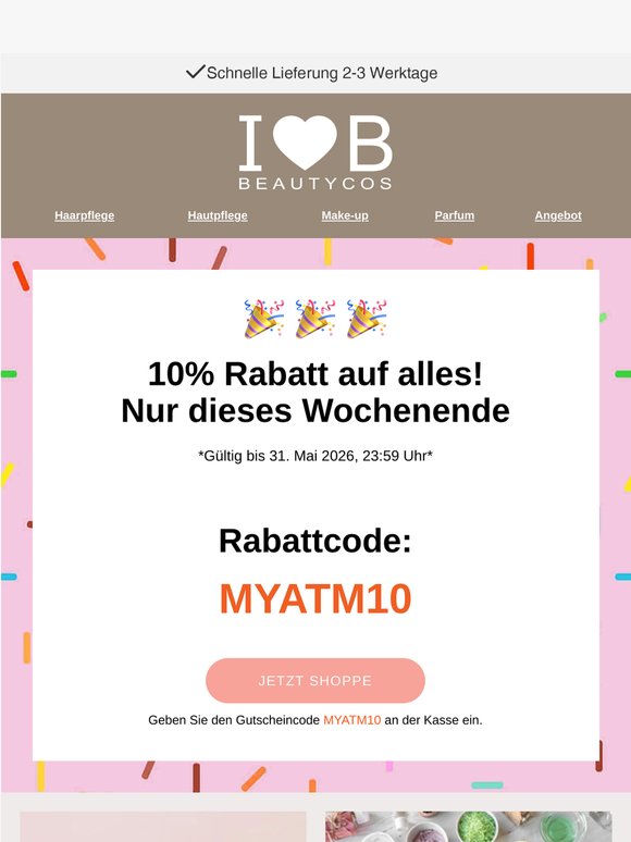 10% Rabattcode für Sie! 🎁