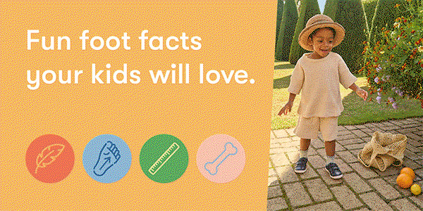 Fun foot facts your kids will love