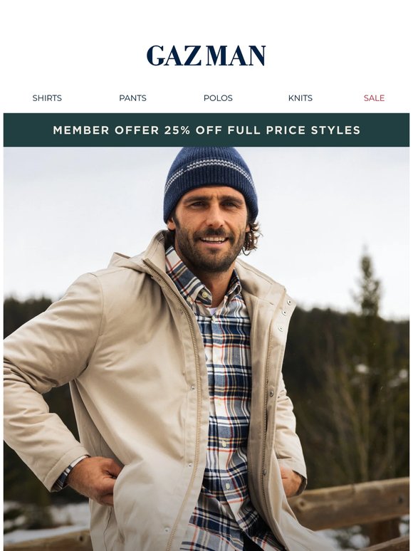 Shirts, Pants & Jackets | Your Winter layering essentials
