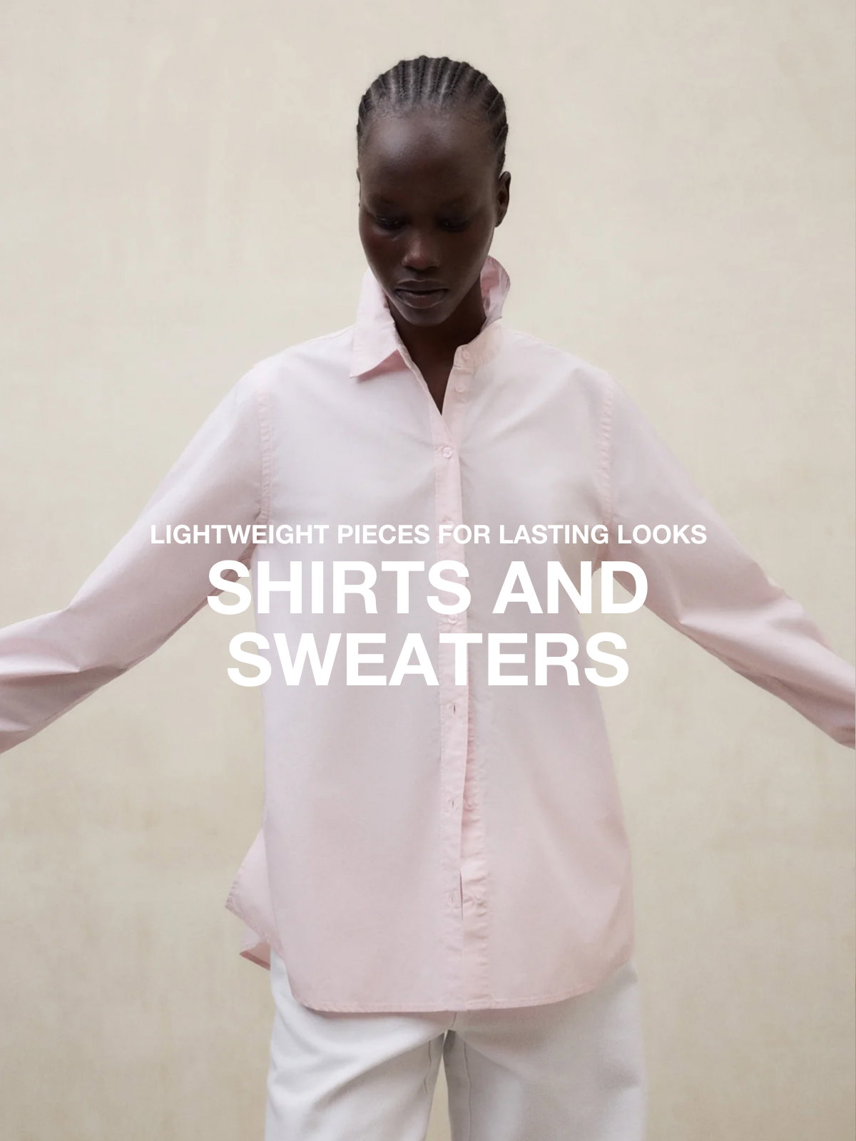 Shirts and sweaters: lightweight pieces for lasting looks