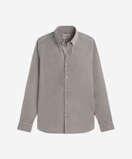 Dark Grey Antejo Poplin Shirt