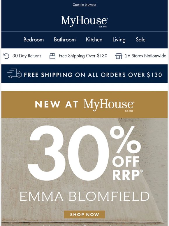 NEW At MyHouse - Emma Blomfield Rugs
