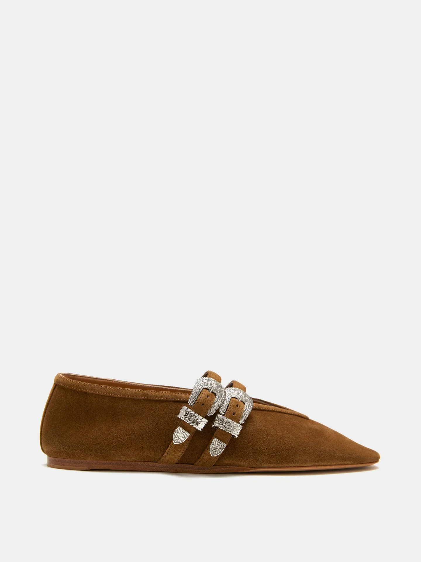Image of Ballet Claudia Slipper / Taupe Suede