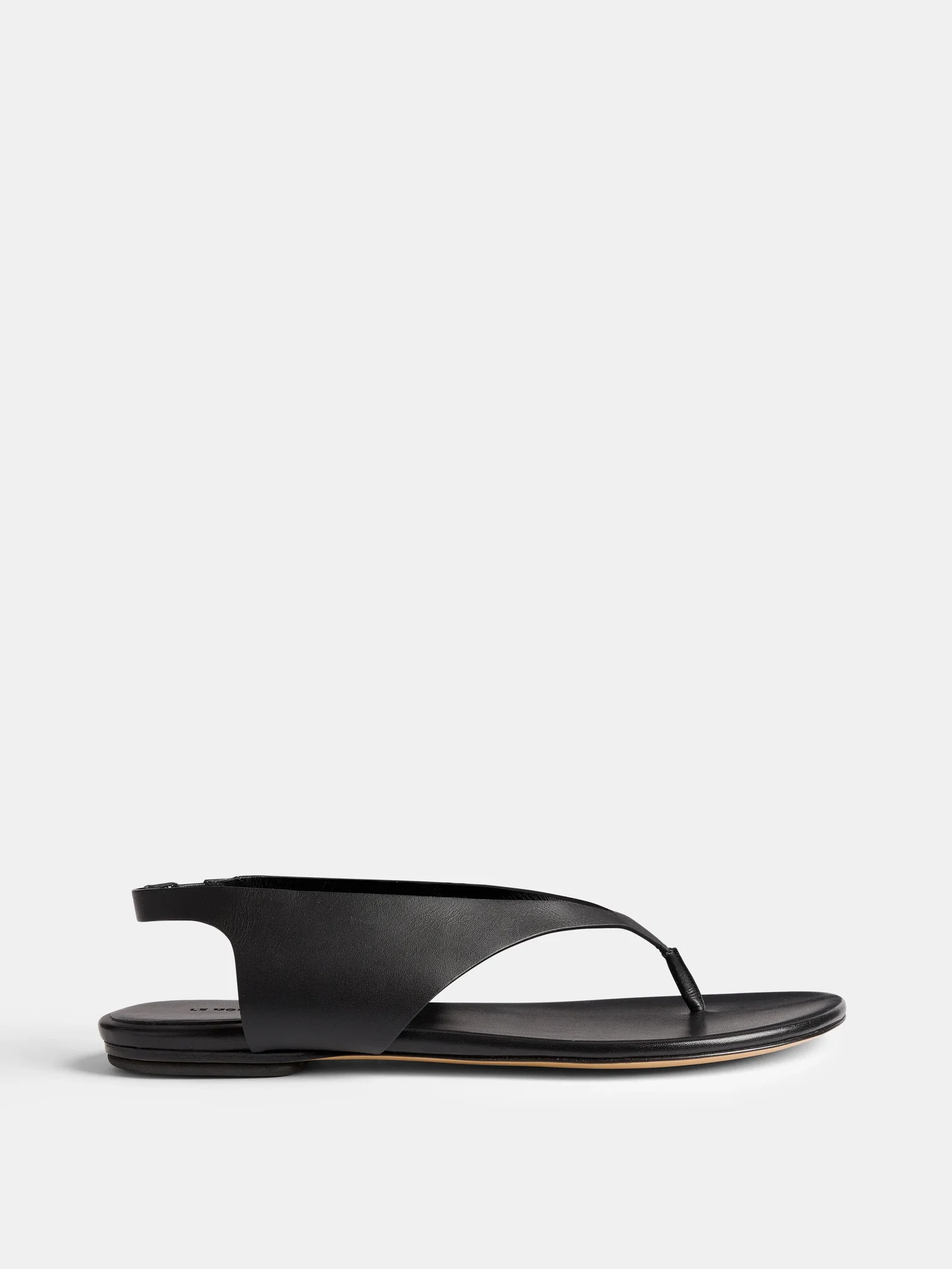 Image of Langley Thong / Black Leather