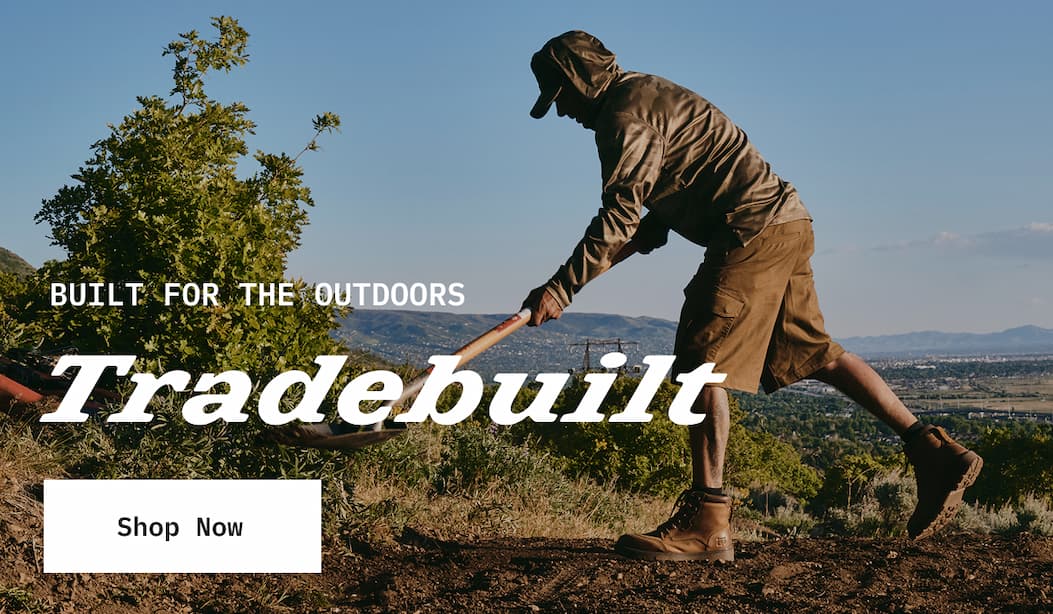 Built For The Outdoors. Tradebuilt. Shop Now. 