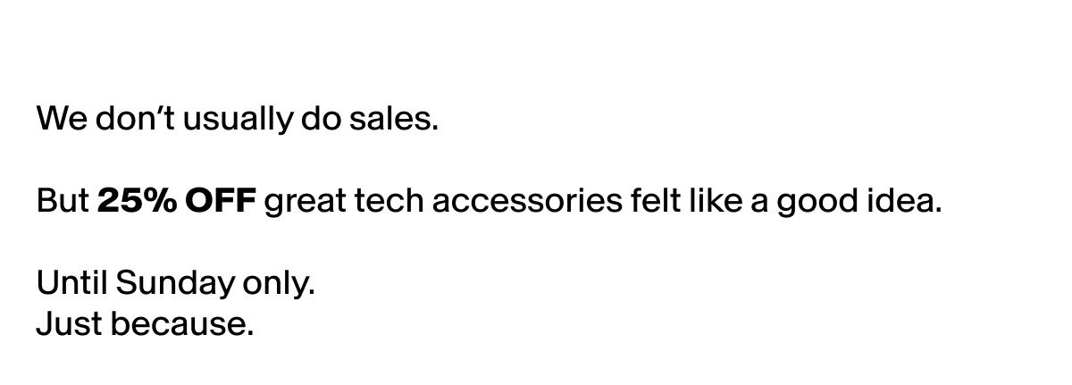 Just Because Sale