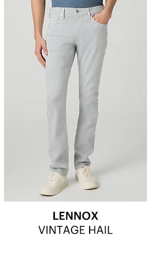 Transcend Lennox 32" Slim Jean in Vintage Hail.