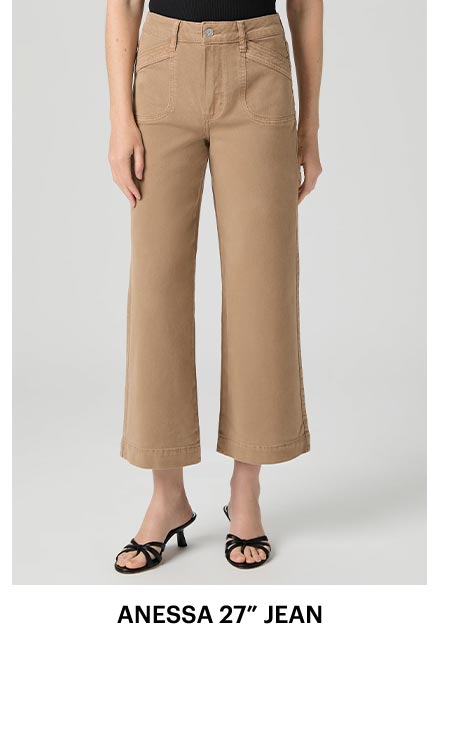 Anessa Wide Leg Jean in Vintage Canewood.