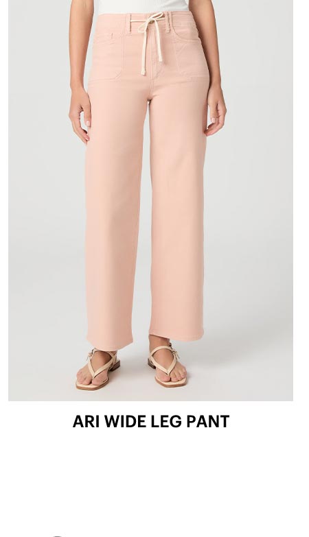 Ari Wide Leg Pant in Vintage Sunset Peach.