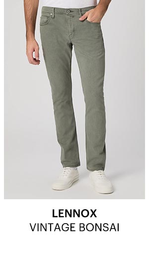 Transcend Lennox 32" Slim Jean in Vintage Bonsai.