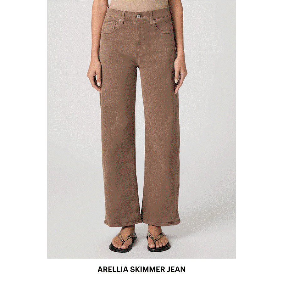 Arellia Skimmer Jean in Vintage Canewood.