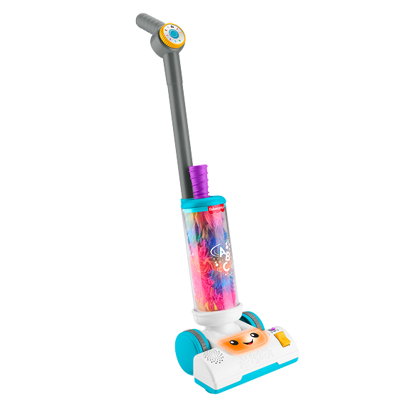 Fisher-Price Laugh & Learn 2-In-1 Vacuum Toddler Electronic Learning Toy With Lights & Music