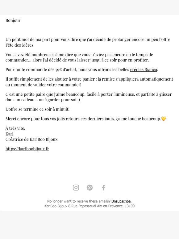 Je vous laisse encore un peu de temps…