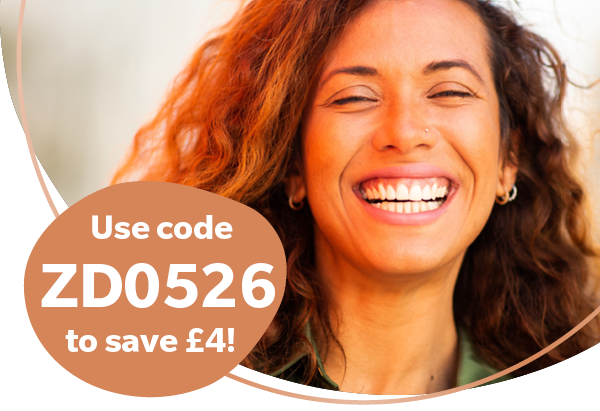 Use code ZD526 for £4 off!
