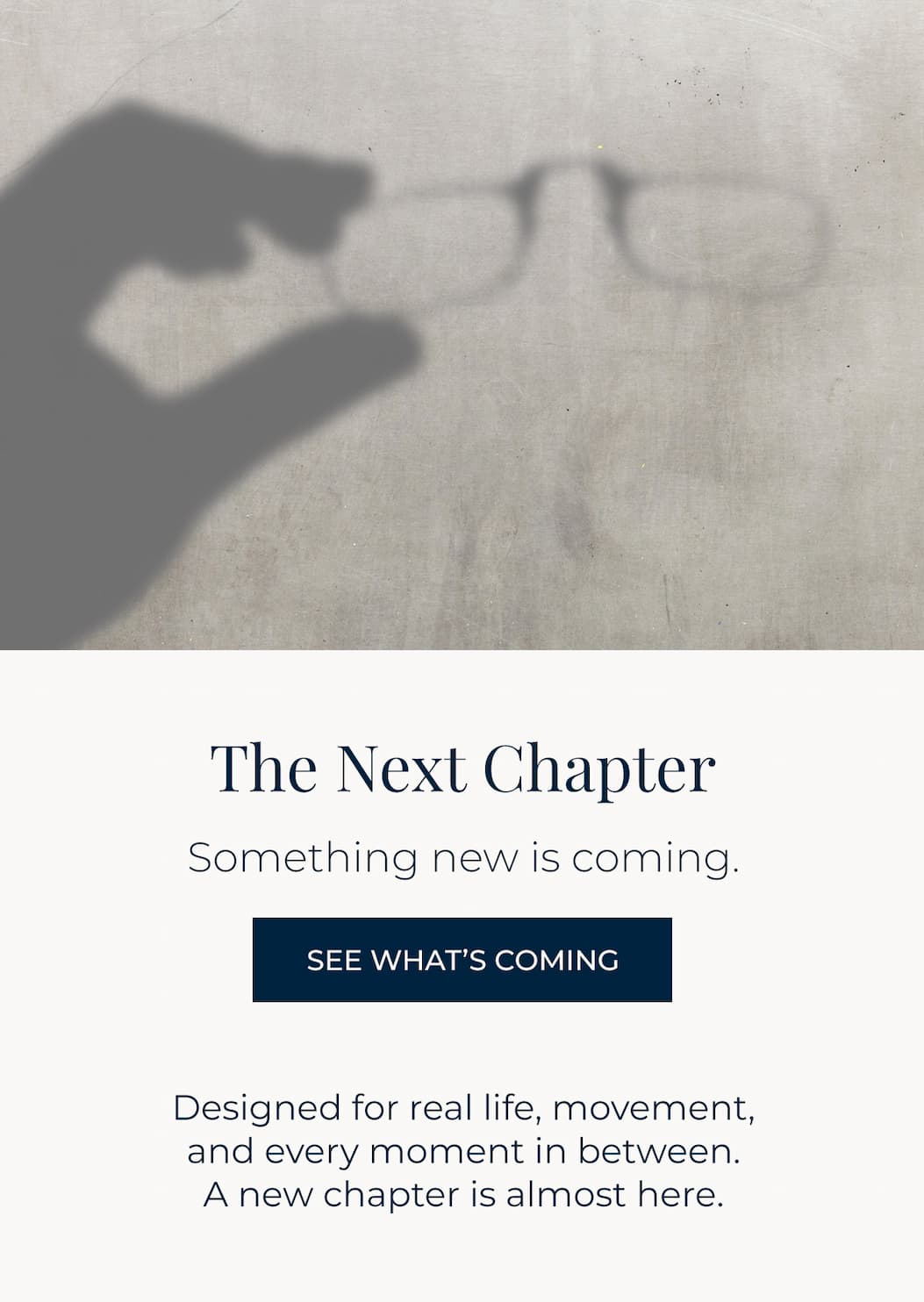The Next Chapter: Something New Is Coming