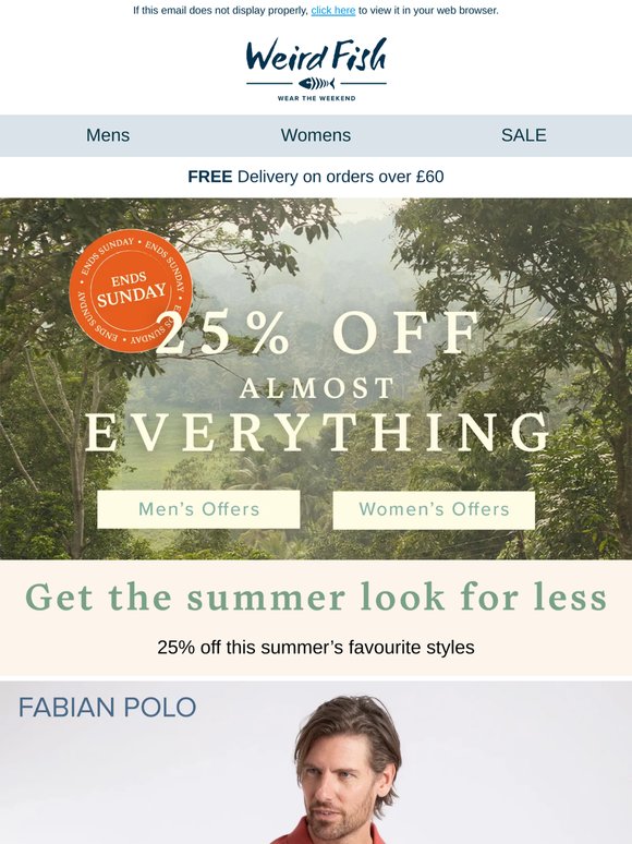 Get the look for less with 25% OFF