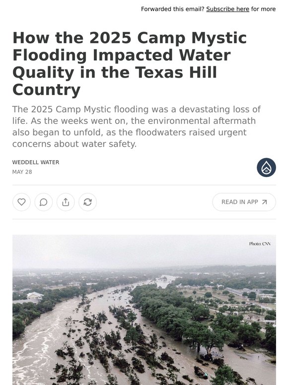 How the 2025 Camp Mystic Flooding Impacted Water Quality in the Texas Hill Country