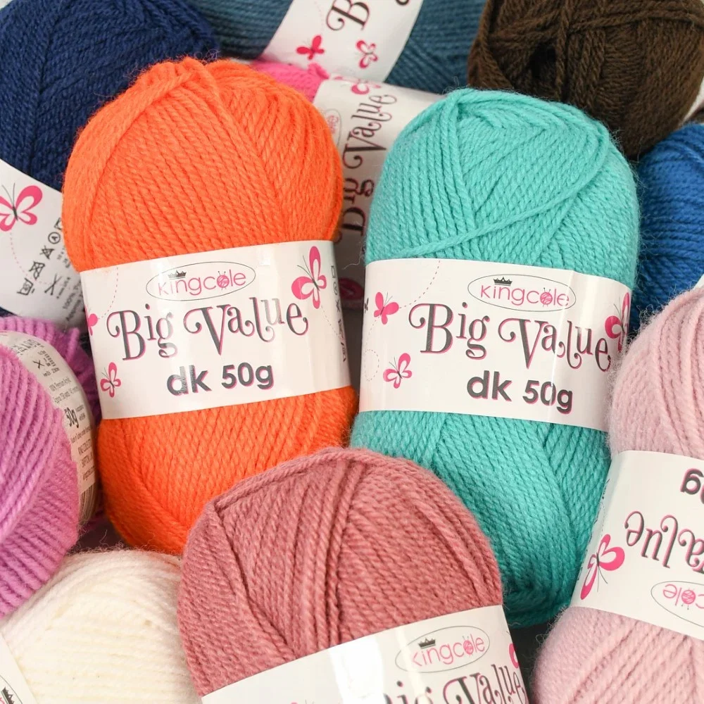 Image of King Cole Big Value DK Yarn 50 grm Ball