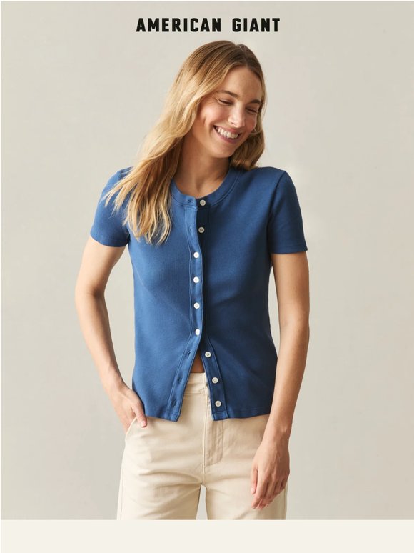 Introducing Her Rib Cardigan Tee