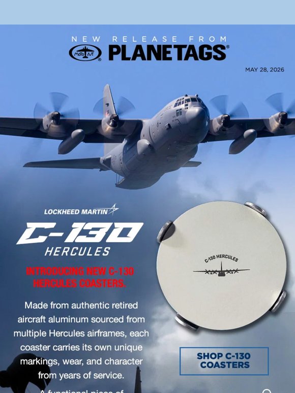 New Arrival: C-130 Hercules Coasters