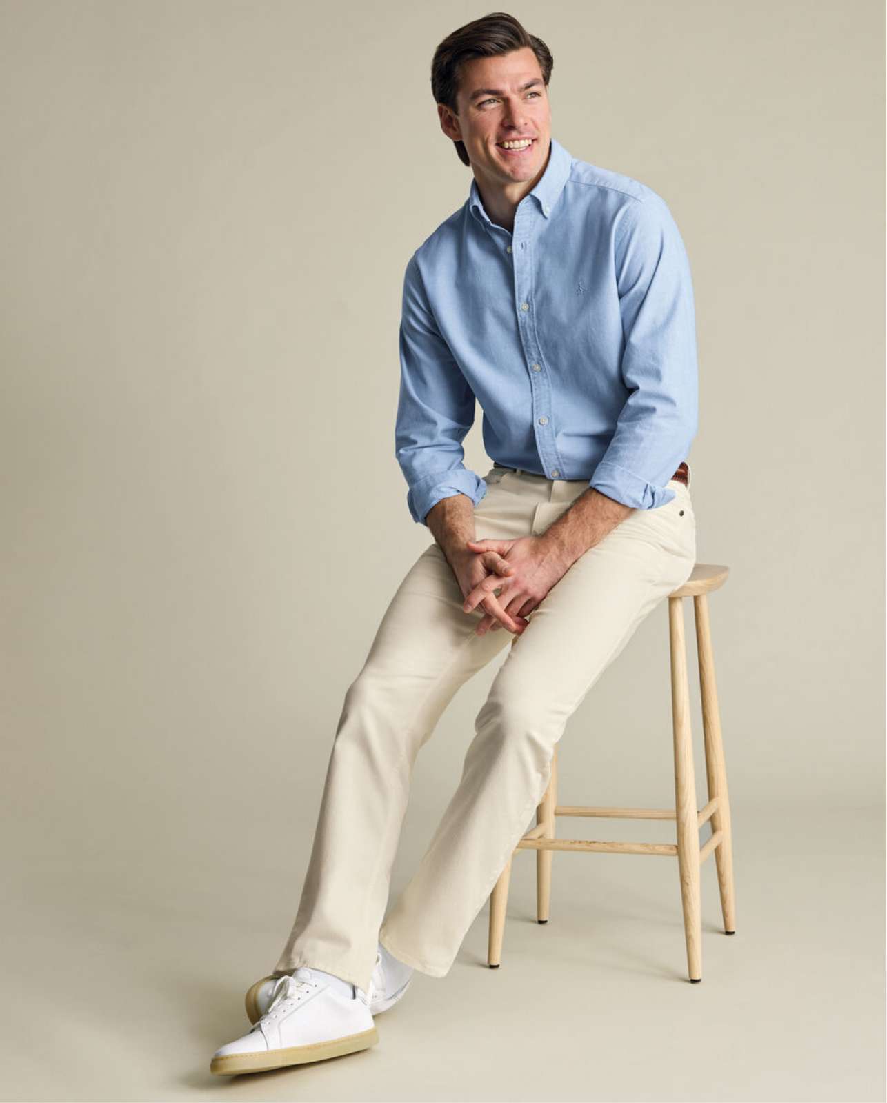 5 Pocket Jeans – Ivory