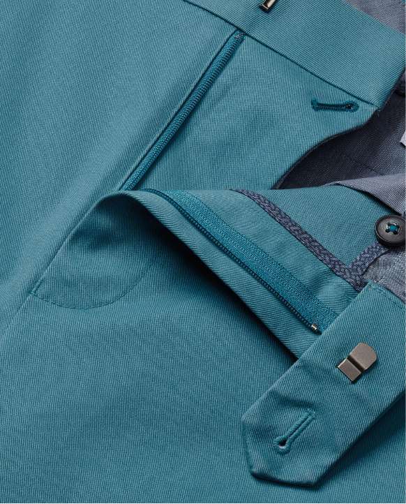 Ultimate Non-Iron Chinos – Teal Green