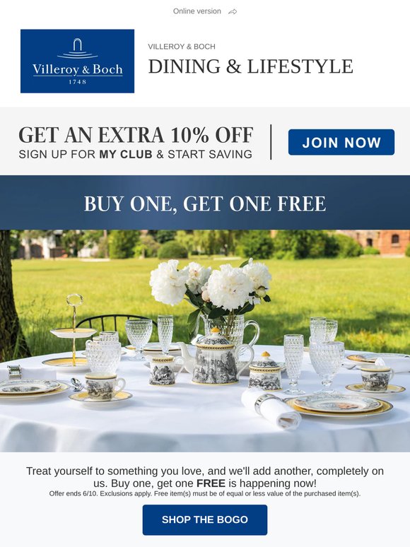 Shop the BOGO sale now!