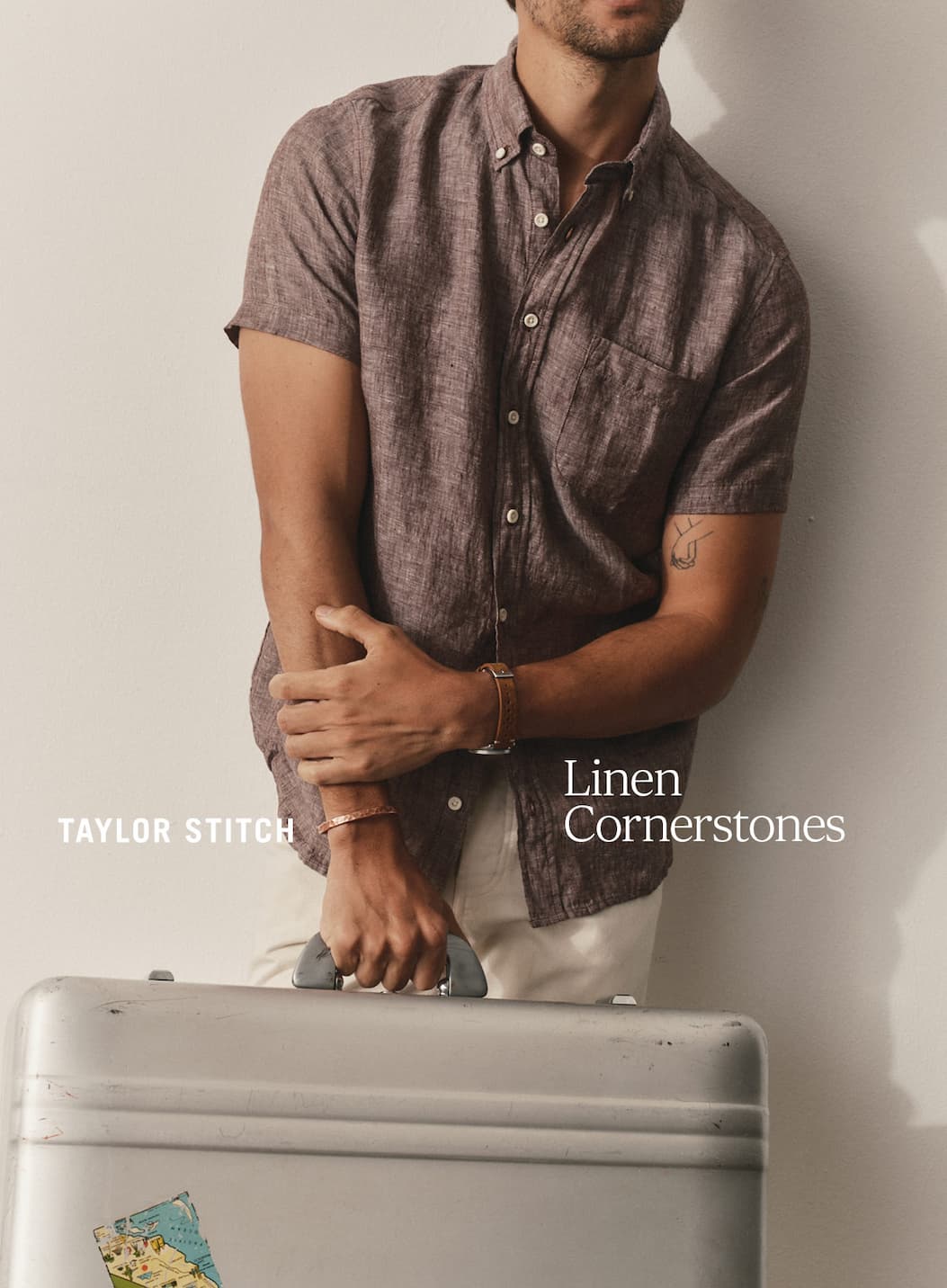 Taylor Stitch. Linen Cornerstones