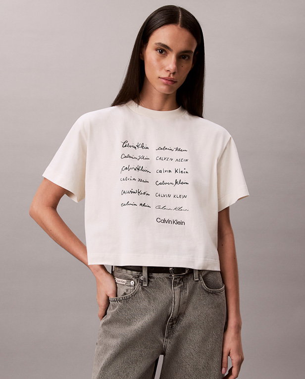 CROPPED BOXY GRAPHIC TEE