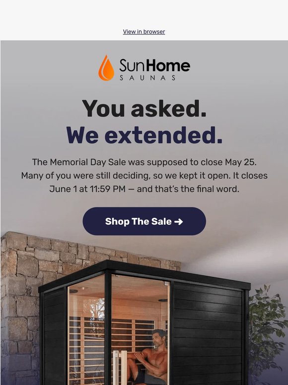 You asked. We extended. 🔥