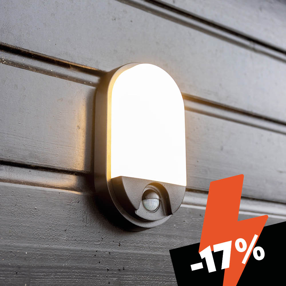 Trend wall light with sensor