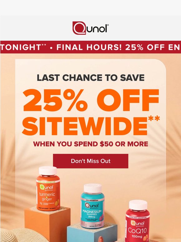Final Hours To Save 25% 👀