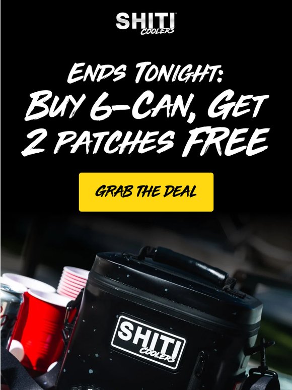 Your Free Patches Expire Tonight🚨