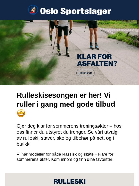 Rulleskisesongen er i gang!